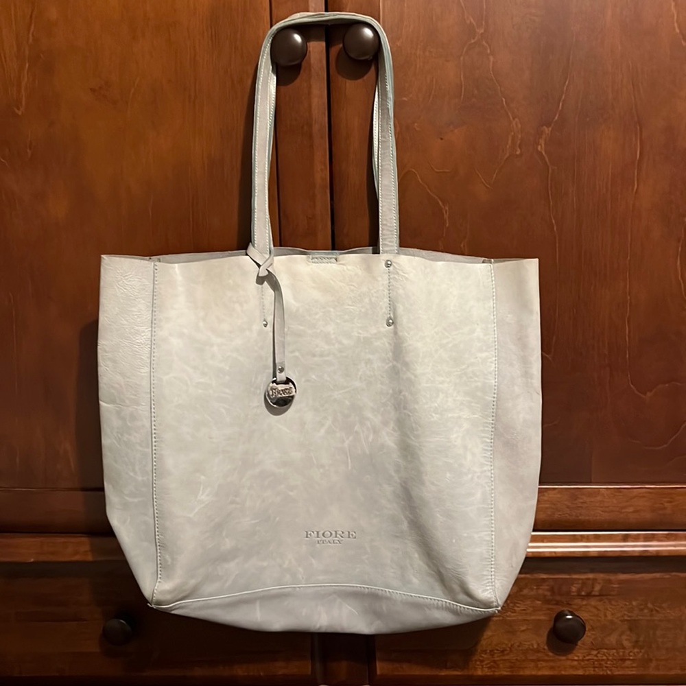 Fiore Italy Baby Blue Tote Bag